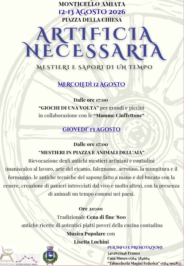 Locandina di Artificia Necessaria 2026
